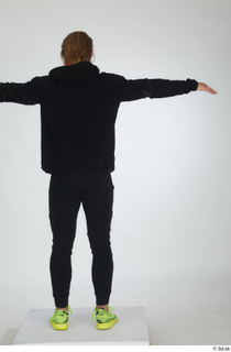  Erling black tracksuit dressed orange long sleeve t shirt sports standing t-pose whole body yellow sneakers 0005.jpg